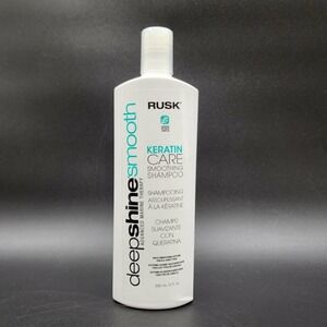 Rusk White Deepshine Smooth Keratin Care Smoothing Shampoo 12oz Salon Hair Care